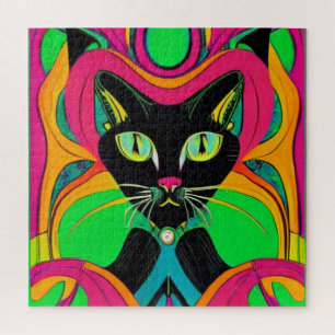 Groovy Black Cat