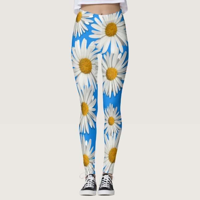 Groovy Blume Kinderspielplatz Leggings (Vorderseite)