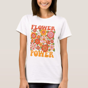 Groovy Blume Power Graphic T-Shirt