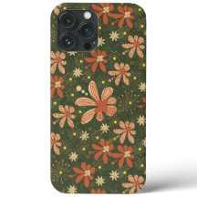 Groovy Blumengrün Case-Mate iPhone Fall