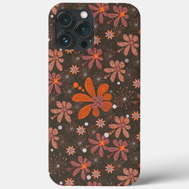 Groovy Blumenschokolade Case-Mate iPhone Case (Rückseite)
