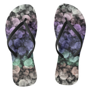 Groovy Boho-Blasen Eklektische Uingender-Stolzflag Flip Flops