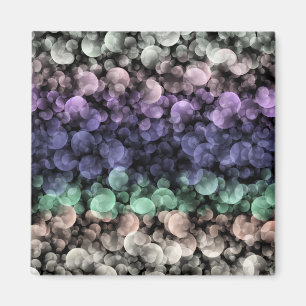 Groovy Boho-Blasen Eklektische Uingender-Stolzflag Magnet