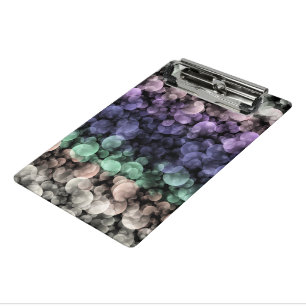 Groovy Boho Bubbles Eclectic Uingender Prilag Mini Klemmbrett