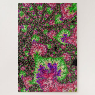 Groovy Boho Hippie Funky Spiry Fraktal Art