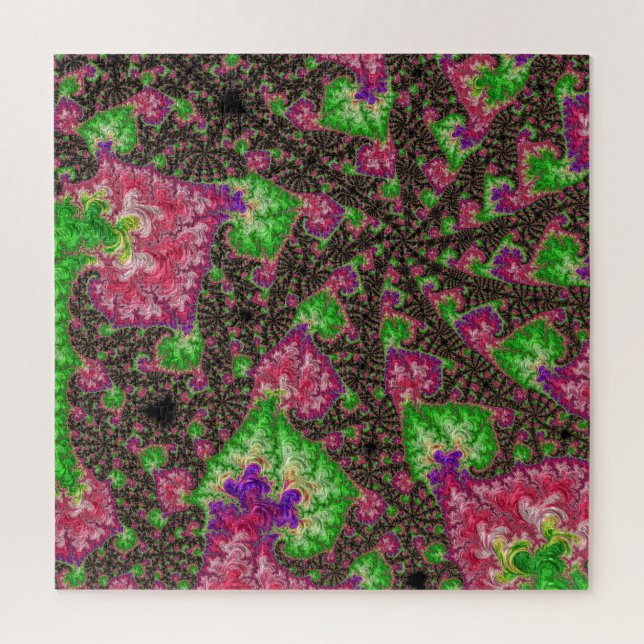 Groovy Boho Hippie Funky Spiry Fraktal Art (Vertikal)