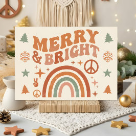 Groovy Boho Merry & Bright Weihnachten