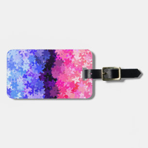Groovy Boho Quirk Retro Floral Omnisexuelle Pride Gepäckanhänger