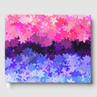 Groovy Boho Quirky Retro Floral Allesexual Prix Gästebuch