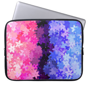 Groovy Boho Quirky Retro Floral Omnisexuelle Stolz Laptopschutzhülle