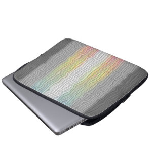 Groovy Boho Trippy Abstract Demifluid-Stolzflagge Laptopschutzhülle
