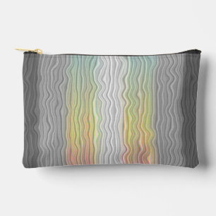 Groovy Boho Trippy Abstract Demifluid-Stolzflagge Zubehörtasche