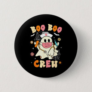 Groovy Boo Boo Crew Krankenschwester Halloween süß Button