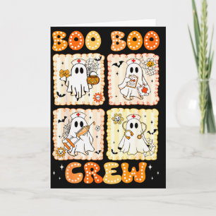 Groovy Boo Boo Crew Krankenschwester Lustiger Geis Karte