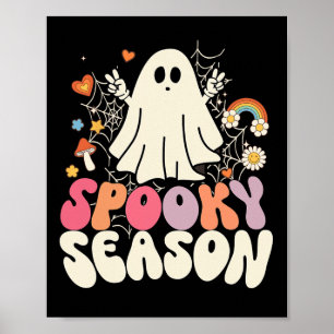 Groovy Boo Ghost Spooky Halloween Kostüme Mens K Poster