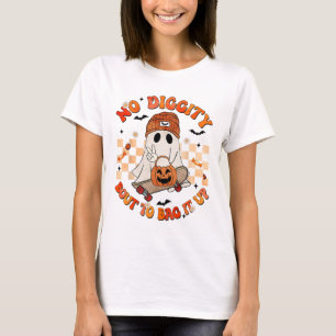 Groovy Boo keine Diggity, um es auf Halloween Bo T-Shirt