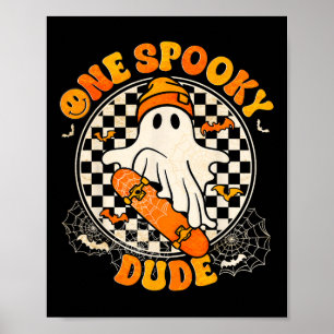 Groovy Boo Skate ein wunderbarer Typ Halloween Jun Poster