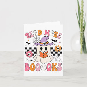 Groovy Booooks Ghost Read more Bücher Funny Teache Karte