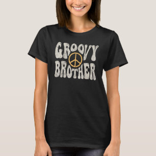 Groovy Brother 70er Ästhetische Nostalgie in den 1 T-Shirt