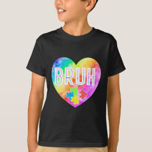 Groovy Bruh Autism Awareness Puzzle Stück für Jung T-Shirt