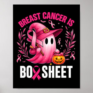 Groovy Brustkrebs ist ein Booblatt-Sensibilisierun Poster