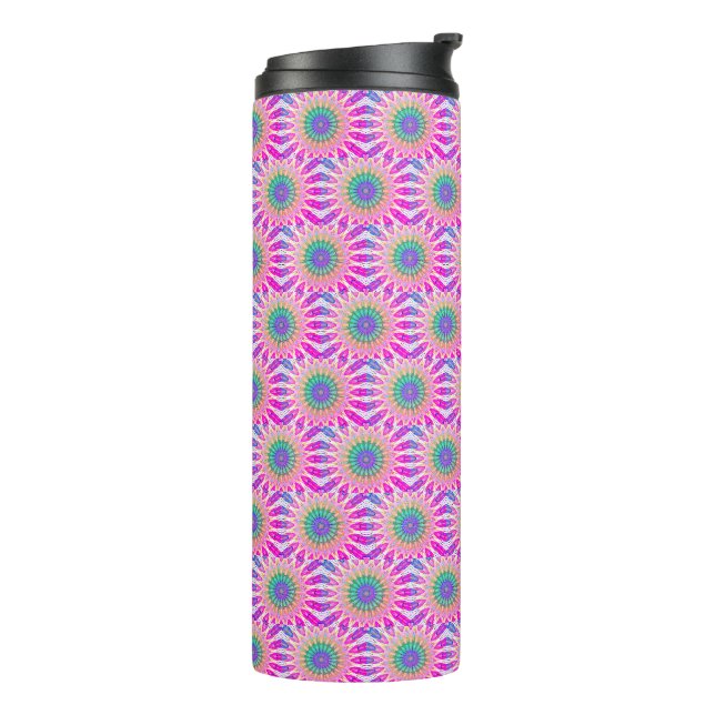 Groovy bunter Thermotumbler Thermosbecher (Nach links gedreht)