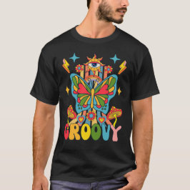 Groovy Butterfly, Funny Groovy Retro T-Shirt