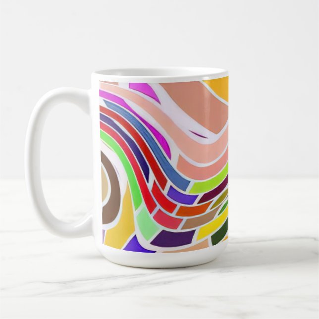 Groovy Candy Swirl  Kaffeetasse (Links)