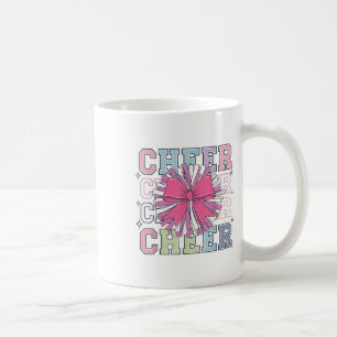 Groovy Cheer Coquette Bow Cheerleader Lover Cheer Kaffeetasse