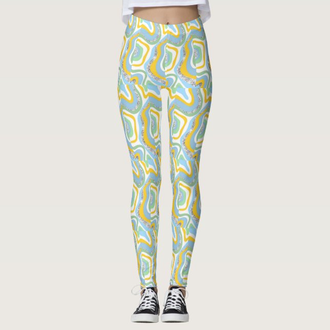 Groovy Chick 001 Leggings (Vorderseite)