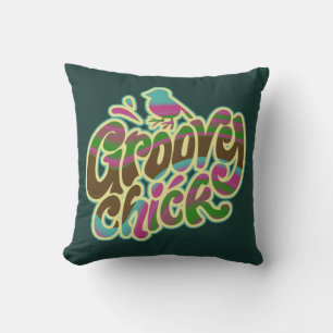 Groovy Chick Kissen