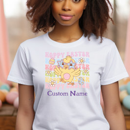 Groovy Chick Personalisiert Retro T-Shirt