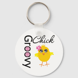 Groovy Chick Schlüsselanhänger
