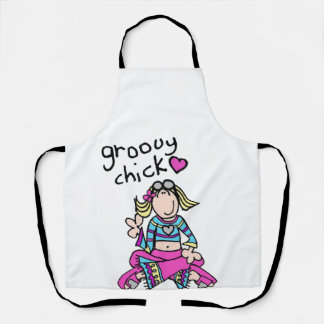 Groovy Chick T - Shirt - Girls Sweatshirt Schürze