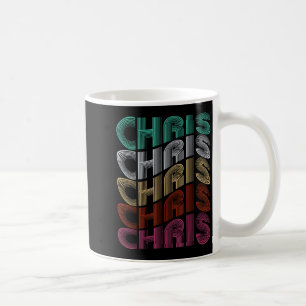 Groovy Chris D Name Ich liebe Chris 70er,80er Meme Kaffeetasse