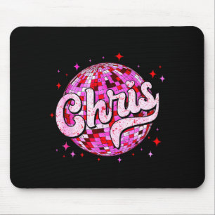 Groovy Chris Vorname D Ich Liebe Chris Tees Meme  Mousepad