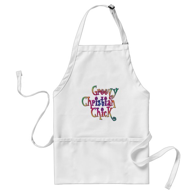 Groovy Christlich Chick Schürze (Vorne)