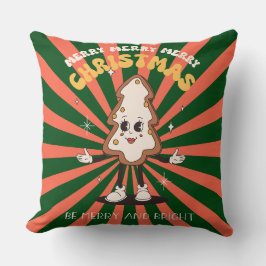 Groovy Christmas Day Throw Kissen