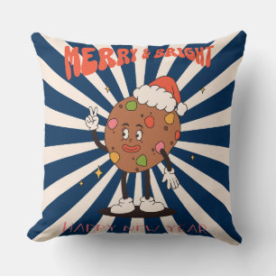 Groovy Christmas Day Throw Kissen