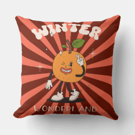 Groovy Christmas Day Throw Kissen