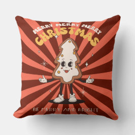 Groovy Christmas Day Throw Kissen