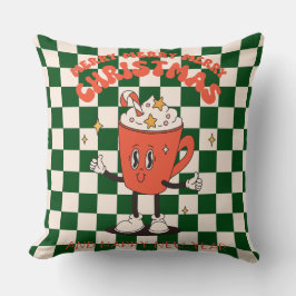 Groovy Christmas Day Throw Kissen