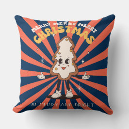 Groovy Christmas Day Throw Kissen