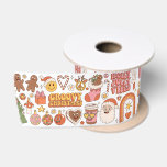 Groovy Christmas Hippie Retro Merry Santa Funny Satinband<br><div class="desc">Groovy Christmas Hippie Retro Merry Santa Funny Ribbon bietet eine bunte Weihnachtsmotive wie Weihnachtsmann, Weihnachtsbäume, Lebkuchen, Süßspeisen, Strumpf, Kaffeetassen, Regenbögen, Herzen, Pilze, Geschenke und den Text "Groovy Christmas, Ho Ho Ho, Holly Jolly Vibes" in modernen Drehpografie. Perfekt für Weihnachten und Feiertage Geschenkverpackungen und Handwerksartikel. Entworfen von © Evco Holidays www.zazzle.com/store/evcoholidays...</div>
