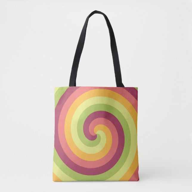 Groovy Citrus Swirl Tasche (Vorderseite)