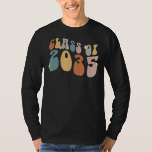 Groovy Class of 2035 wächst mit meinem Kindergarte T-Shirt