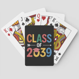 Groovy Class of 2039 Abschluss Senior 2039 Spielkarten