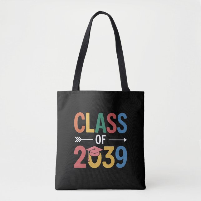 Groovy Class of 2039 Abschluss Senior 2039 Tasche (Vorderseite)