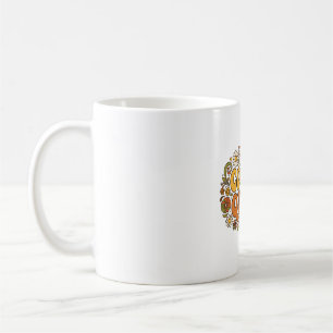 Groovy Coffee Queen Retro-Typografie-Geschenk Kaffeetasse