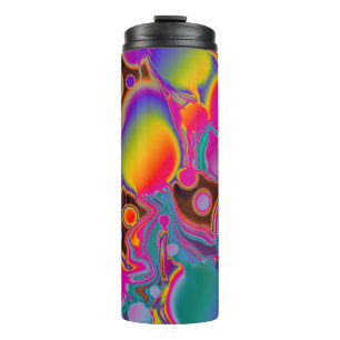 Groovy Color Burst Thermosbecher